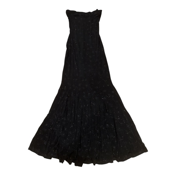 JESSICA MCCLINTOCK Black Strapless Evening Gown - Picture 1 of 3